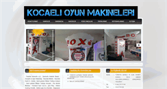 Desktop Screenshot of kocaelioyunmakinalari.com