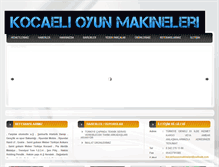 Tablet Screenshot of kocaelioyunmakinalari.com